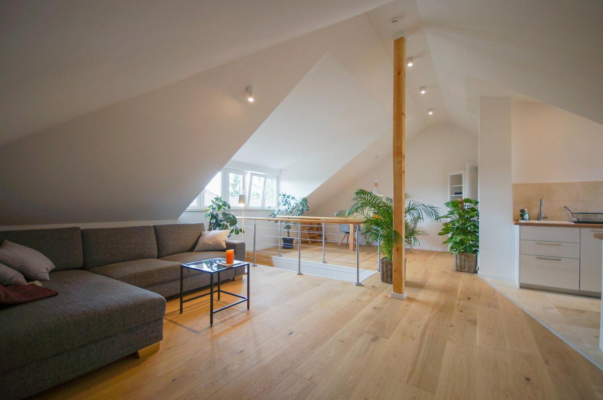 Modernes Und Helles Apartment Im Loft Stil Heidelberg Buitenkant foto